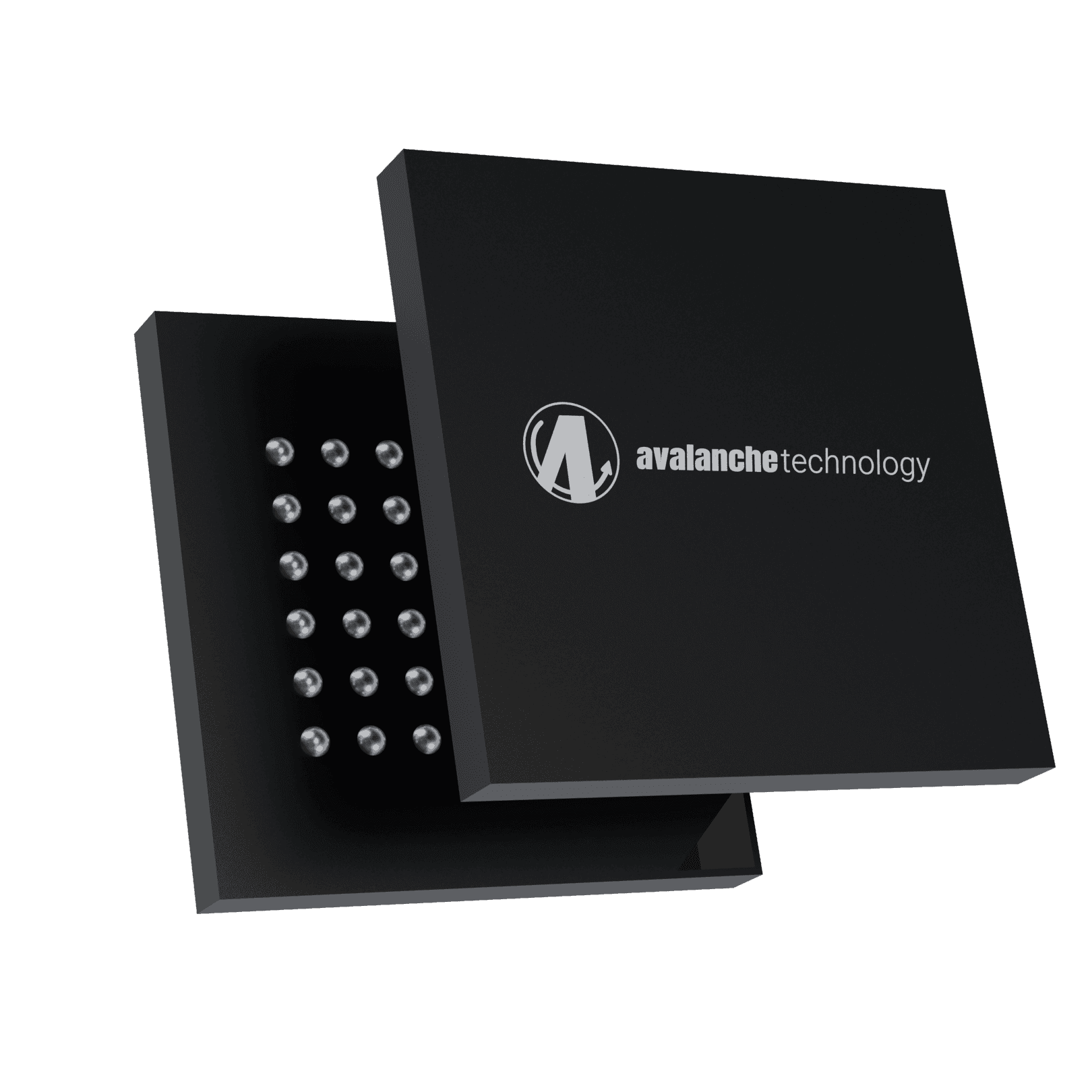 Avalanche Technology electronic chip design illustration.